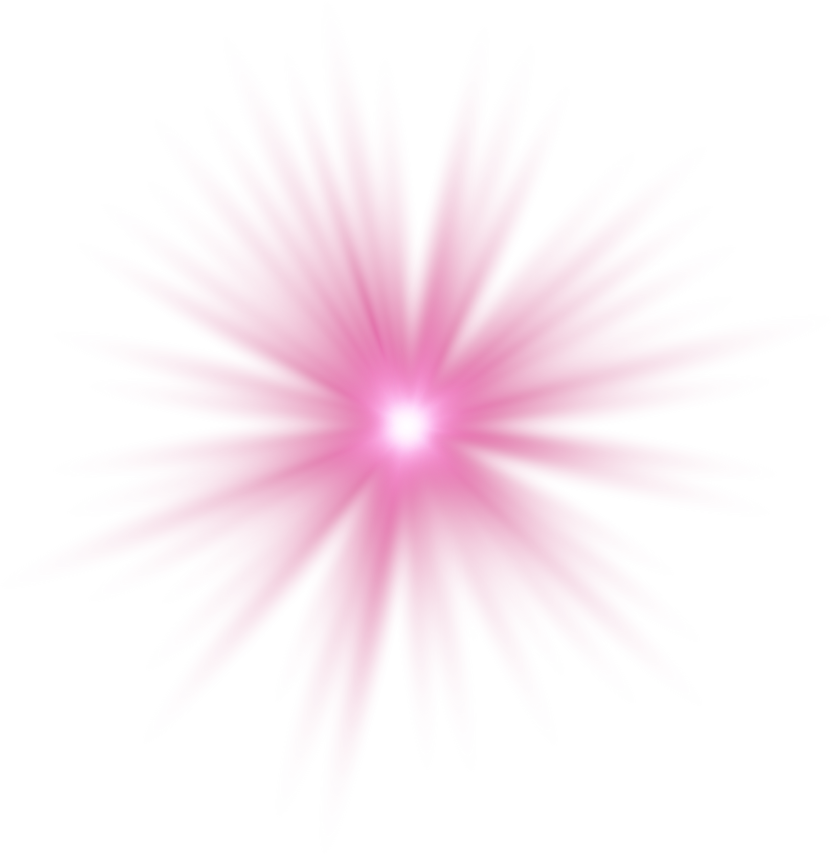 Pink glowing star